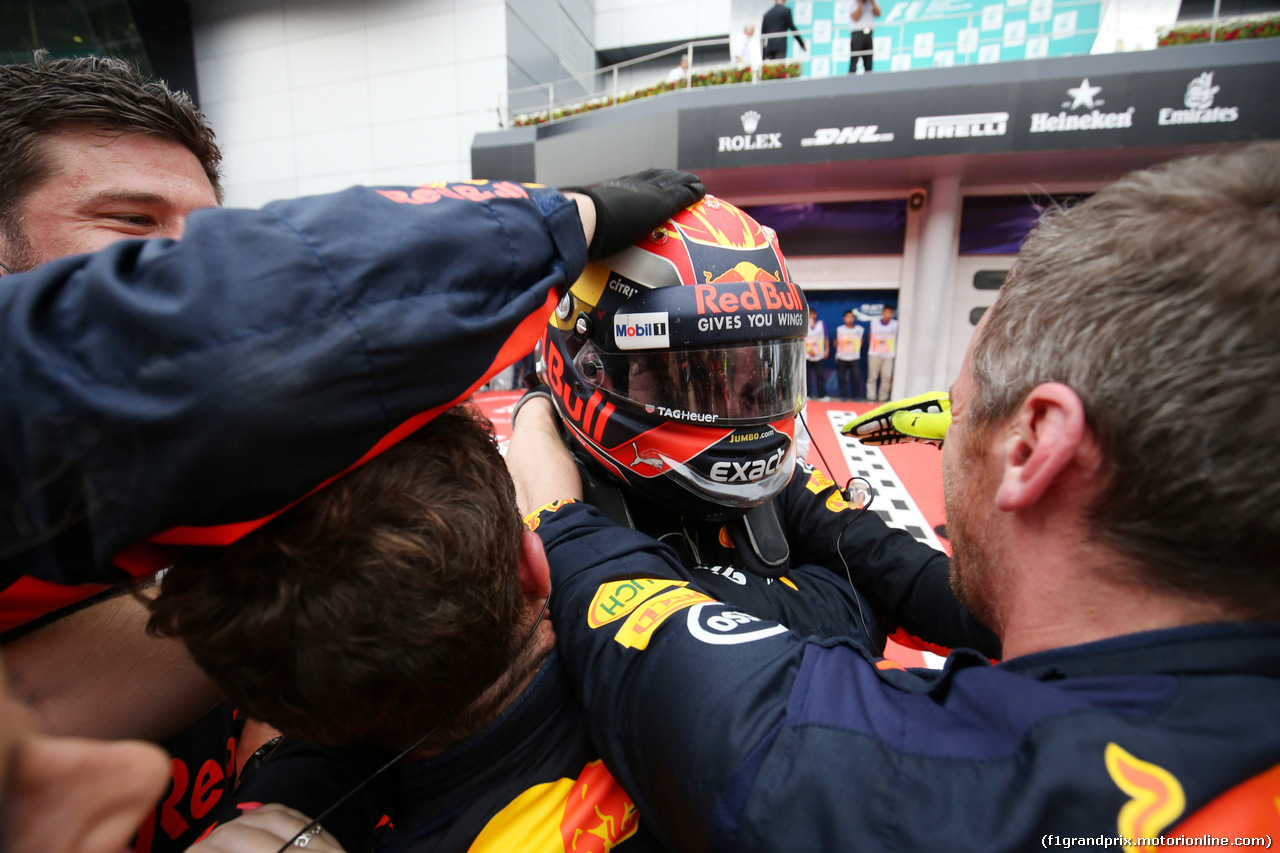 GP MALESIA, 01.10.2017 - Gara, Max Verstappen (NED) Red Bull Racing RB13 vincitore