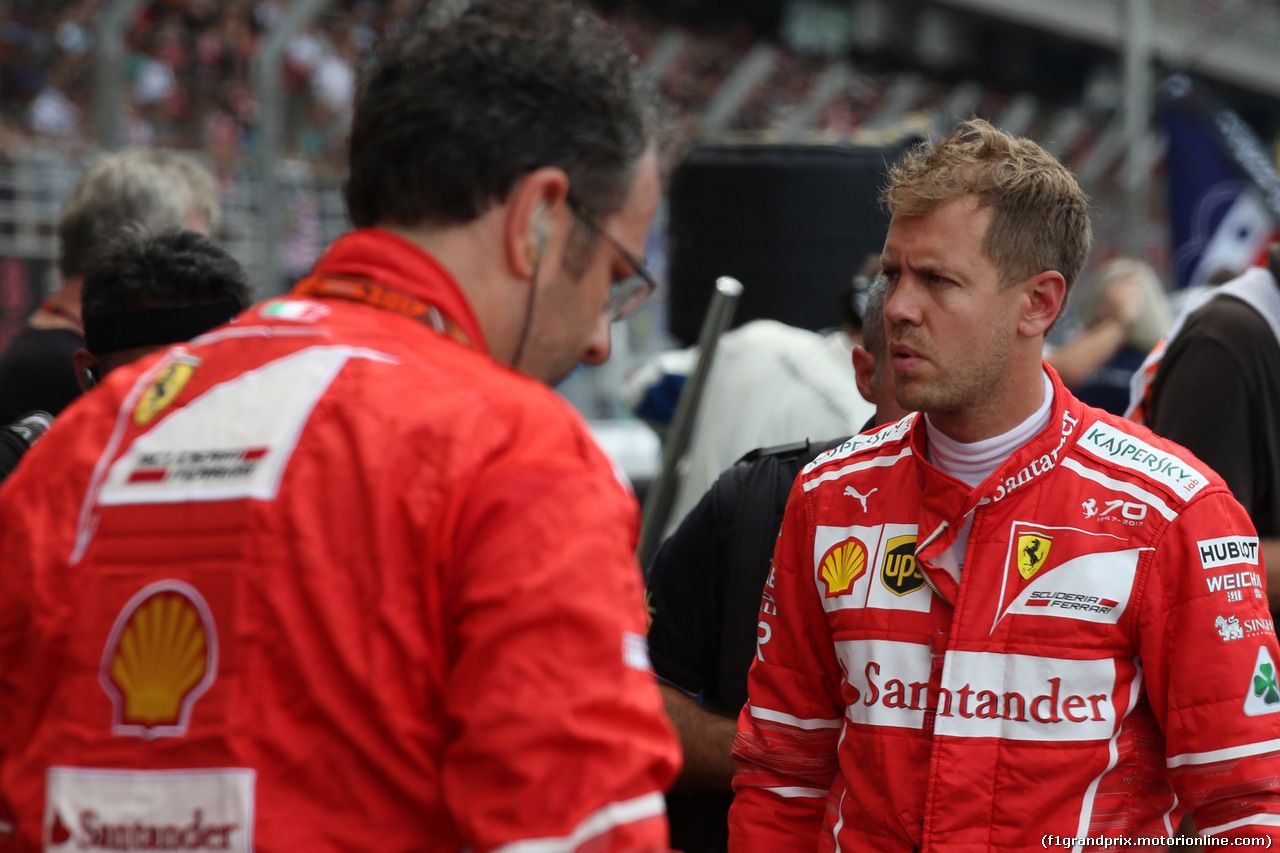 GP MALESIA, 01.10.2017 - Gara, Sebastian Vettel (GER) Ferrari SF70H