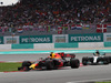 GP MALESIA, 01.10.2017 - Gara, Max Verstappen (NED) Red Bull Racing RB13 davanti a Lewis Hamilton (GBR) Mercedes AMG F1 W08
