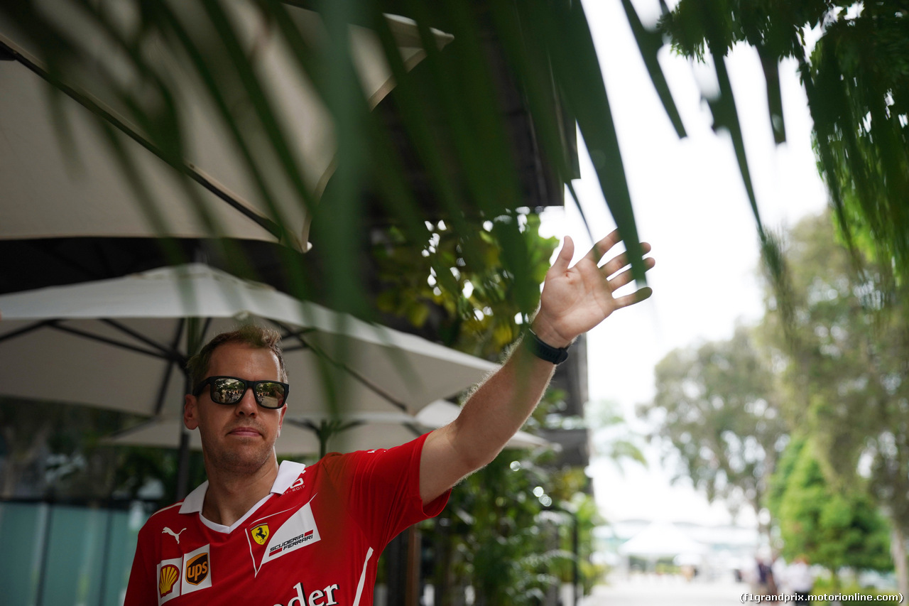 GP MALESIA, 28.09.2017 - Sebastian Vettel (GER) Ferrari SF70H