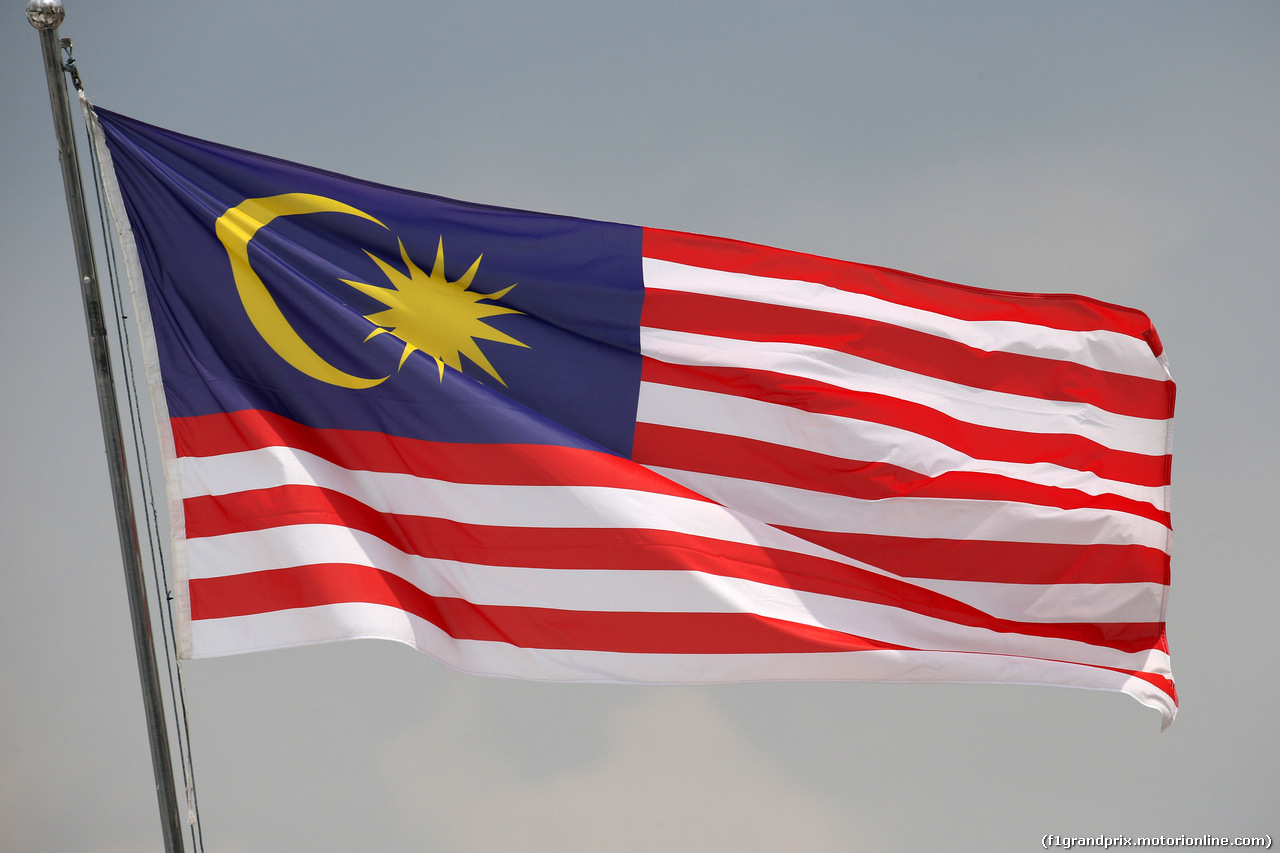 GP MALESIA, 28.09.2017 - Malaysian flag