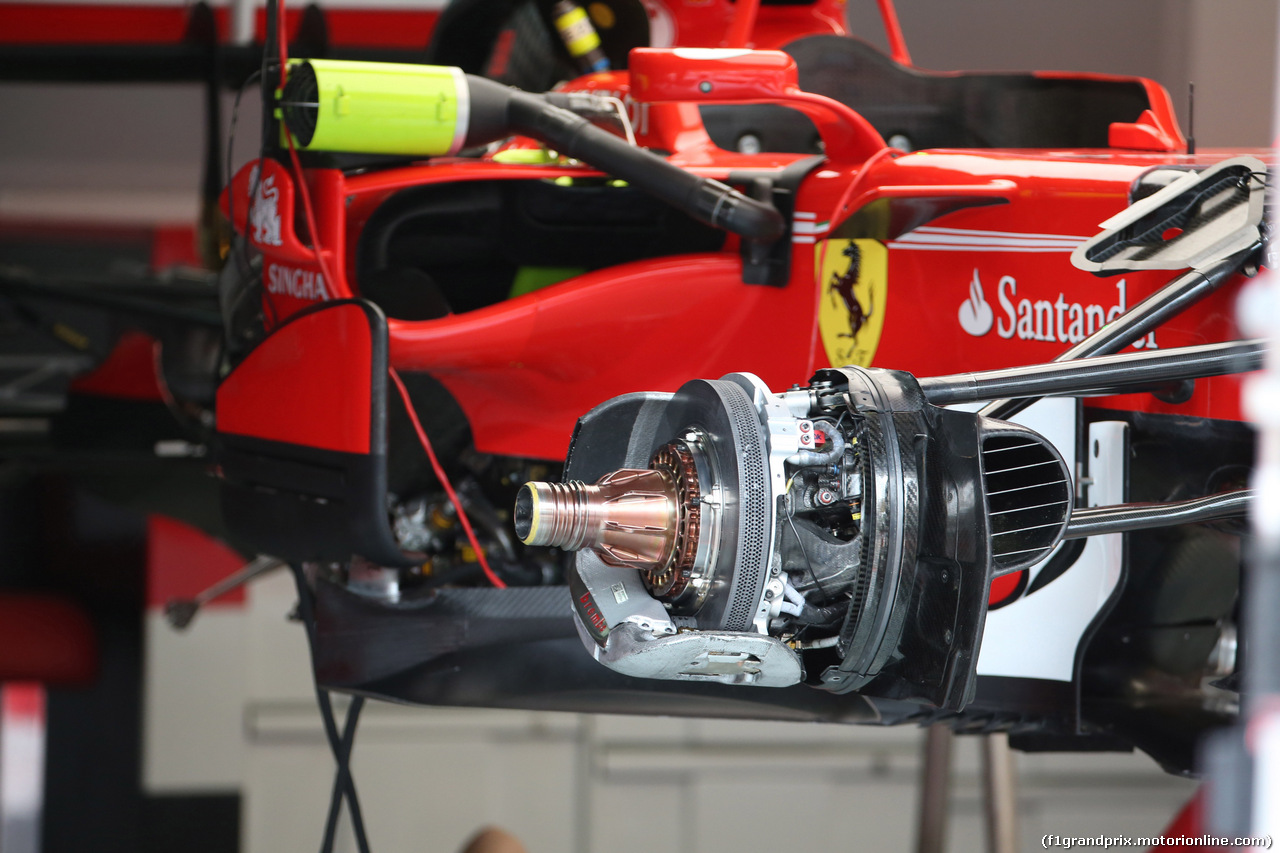 GP MALESIA, 28.09.2017 - Ferrari SF70H, detail