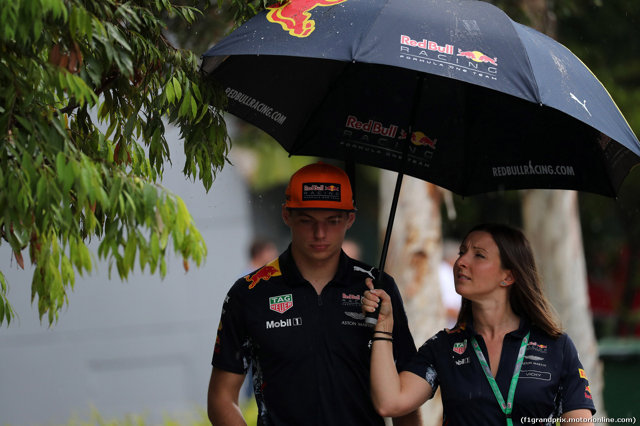 GP MALESIA, 28.09.2017 - Max Verstappen (NED) Red Bull Racing RB13