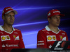 GP MALESIA, 28.09.2017 - Conferenza Stampa, Sebastian Vettel (GER) Ferrari SF70H e Kimi Raikkonen (FIN) Ferrari SF70H