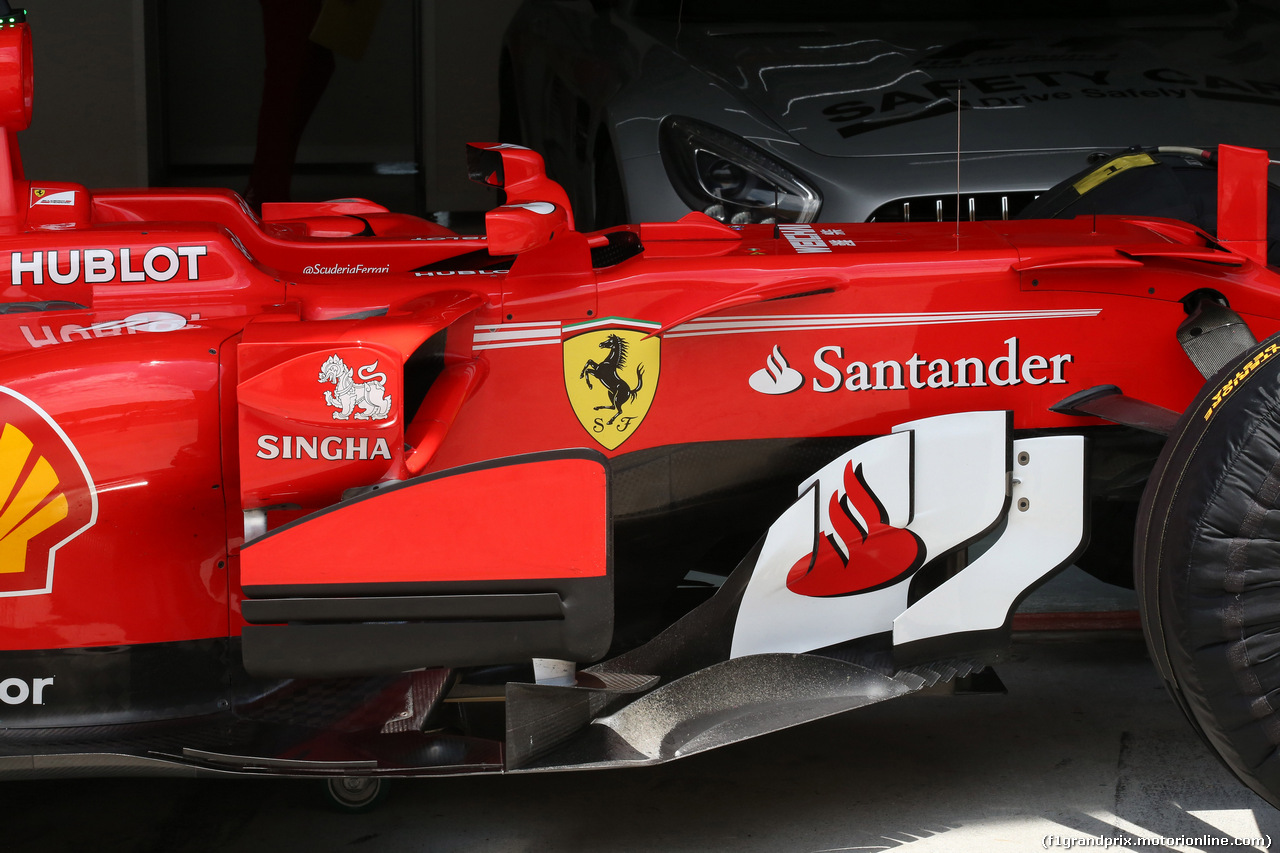 GP MALESIA, 30.09.2017 - Ferrari SF70H, detail