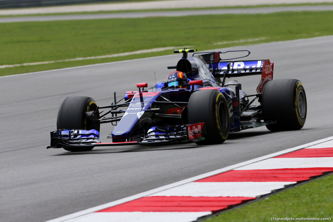 GP MALESIA, 30.09.2017 - Prove Libere 3, Carlos Sainz Jr (ESP) Scuderia Toro Rosso STR12