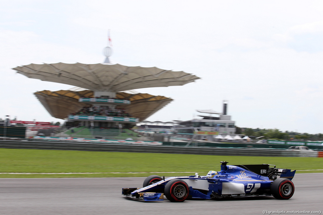 GP MALESIA, 30.09.2017 - Prove Libere 3, Marcus Ericsson (SUE) Sauber C36