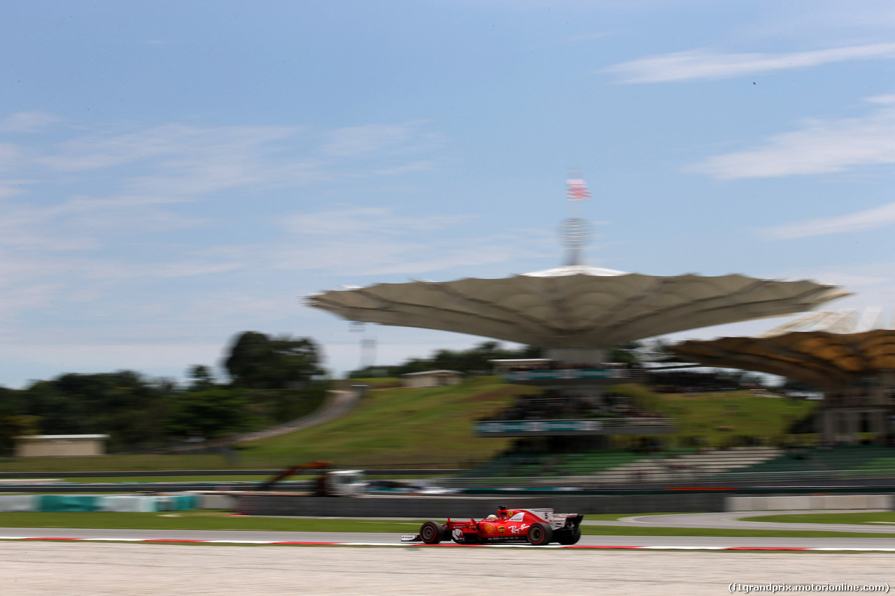 GP MALESIA, 30.09.2017 - Prove Libere 3, Sebastian Vettel (GER) Ferrari SF70H