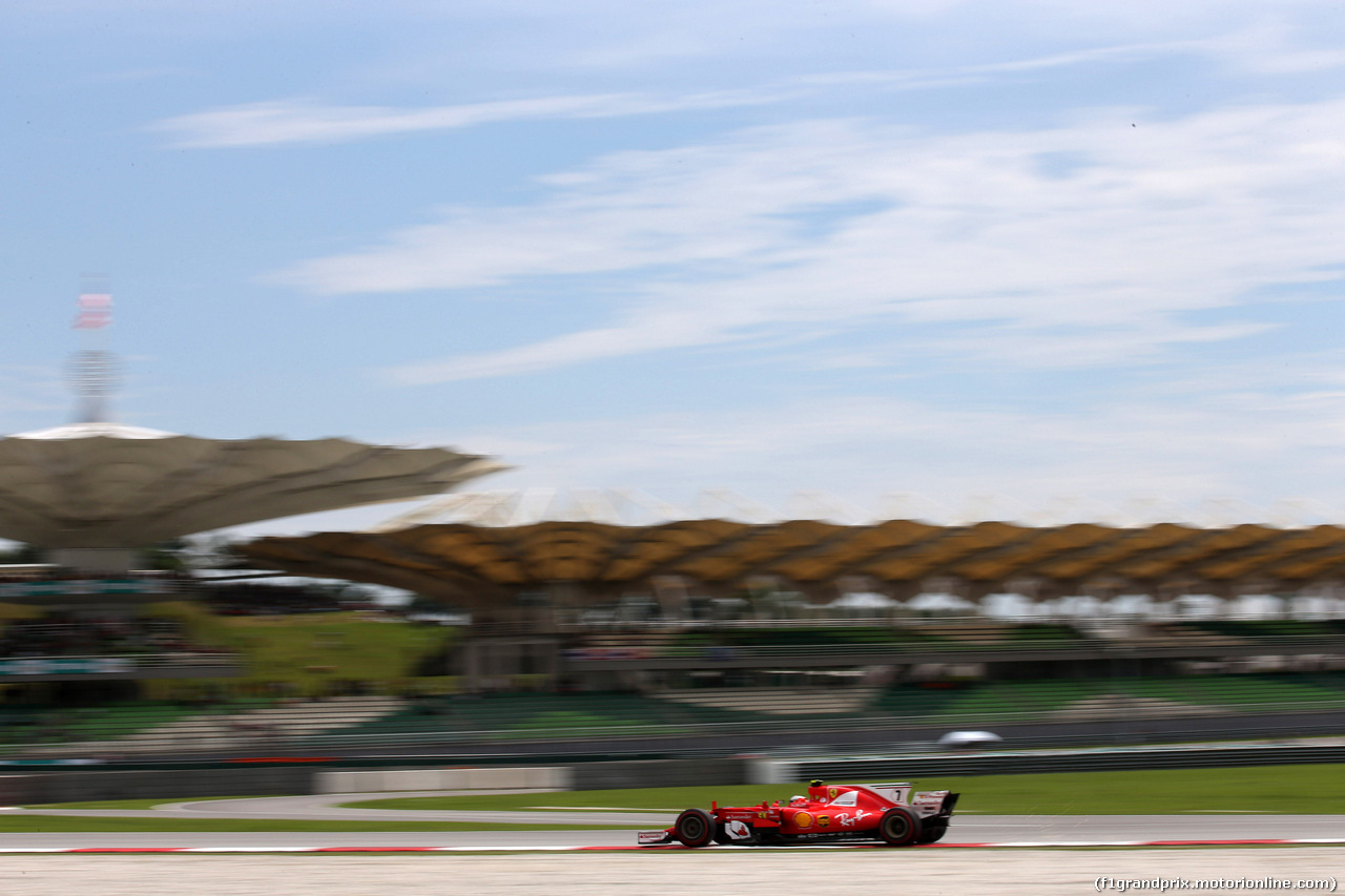 GP MALESIA, 30.09.2017 - Prove Libere 3, Kimi Raikkonen (FIN) Ferrari SF70H