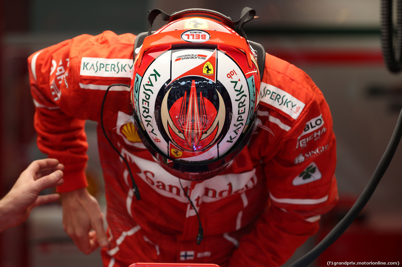 GP MALESIA, 30.09.2017 - Prove Libere 3, Kimi Raikkonen (FIN) Ferrari SF70H