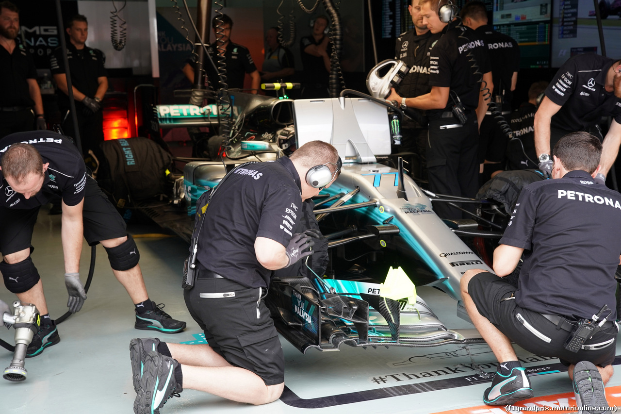 GP MALESIA, 30.09.2017 - Prove Libere 3, Valtteri Bottas (FIN) Mercedes AMG F1 W08