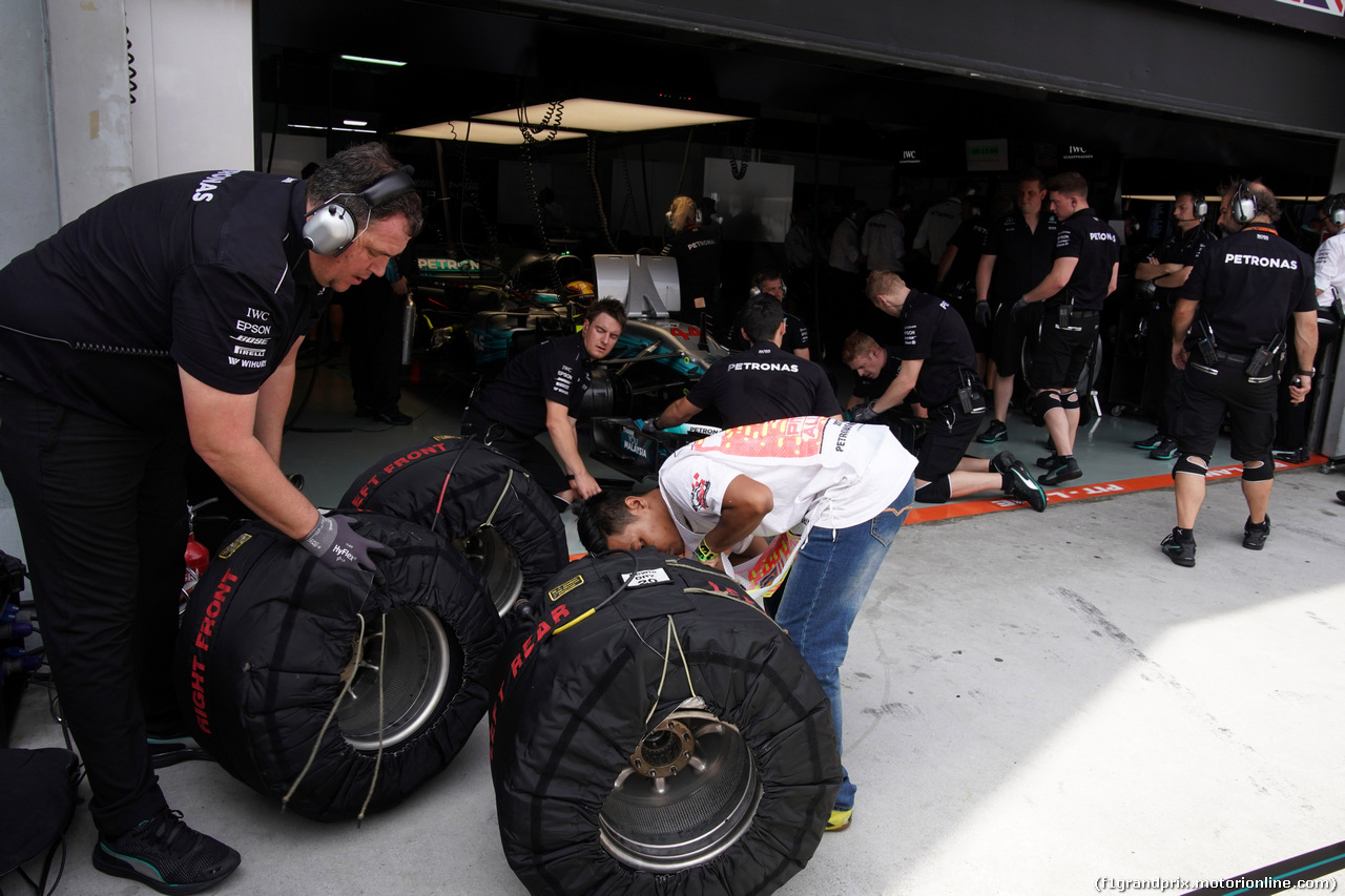 GP MALESIA, 30.09.2017 - Prove Libere 3, Lewis Hamilton (GBR) Mercedes AMG F1 W08