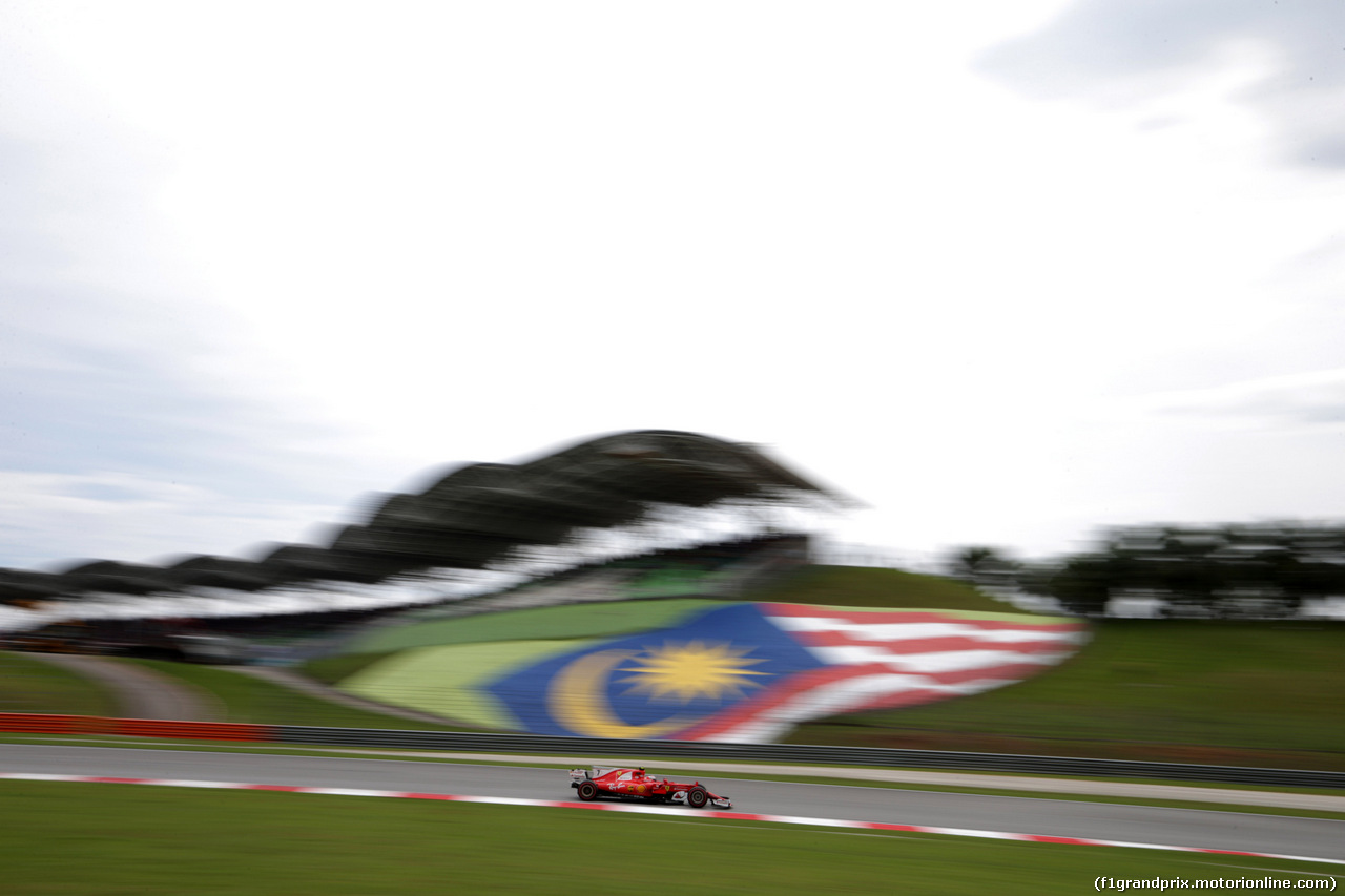 GP MALESIA, 30.09.2017 - Prove Libere 3, Kimi Raikkonen (FIN) Ferrari SF70H