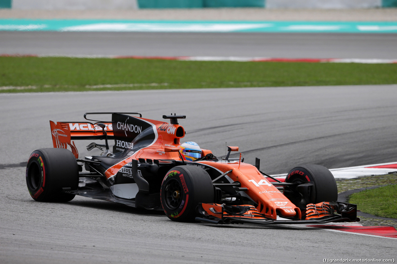 GP MALESIA, 30.09.2017 - Prove Libere 3, Fernando Alonso (ESP) McLaren MCL32