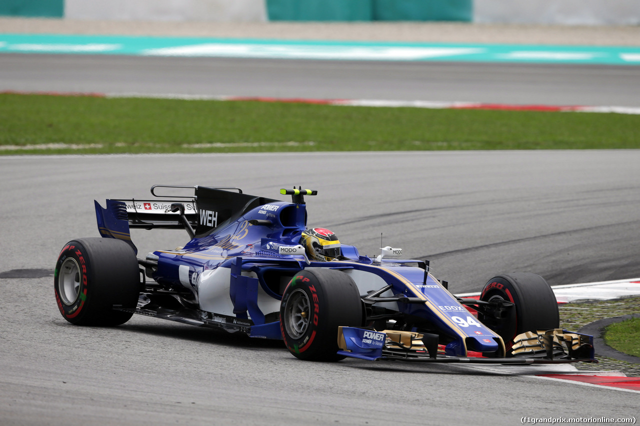 GP MALESIA, 30.09.2017 - Prove Libere 3, Pascal Wehrlein (GER) Sauber C36