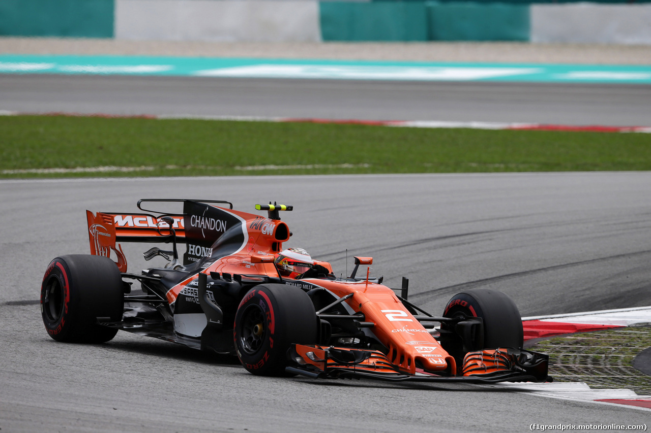 GP MALESIA, 30.09.2017 - Prove Libere 3, Stoffel Vandoorne (BEL) McLaren MCL32