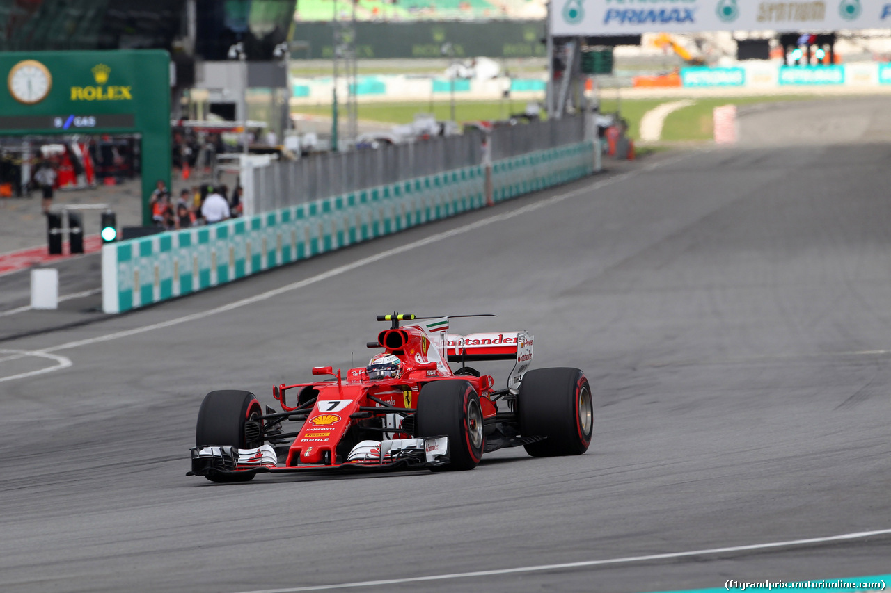 GP MALESIA, 30.09.2017 - Qualifiche, Kimi Raikkonen (FIN) Ferrari SF70H
