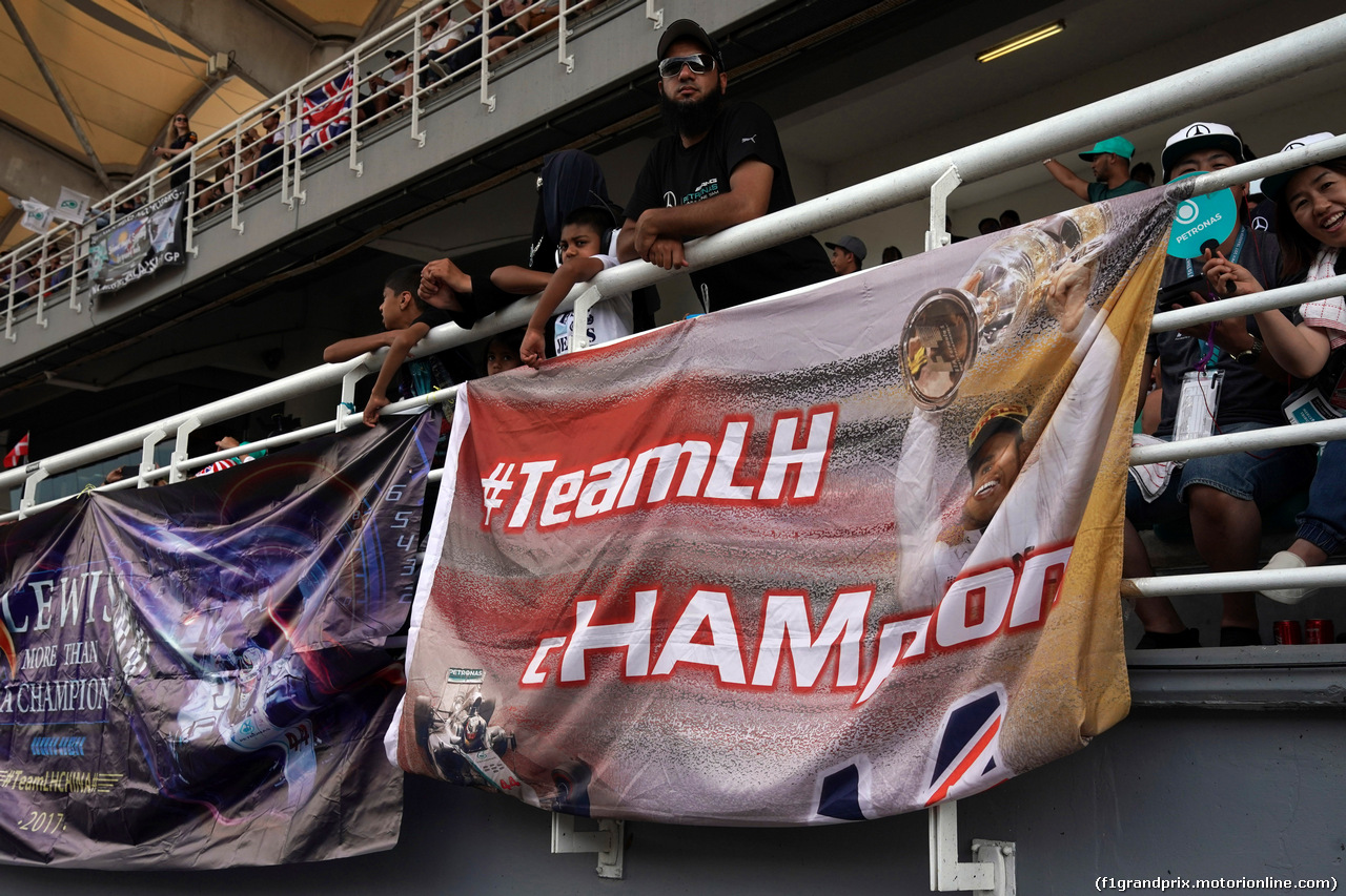 GP MALESIA, 30.09.2017 - Qualifiche, Fans