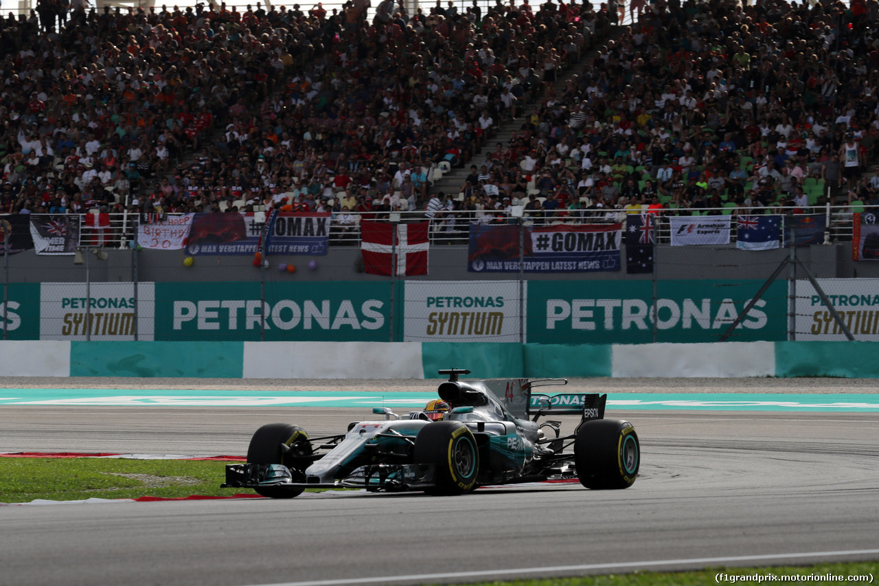 GP MALESIA, 30.09.2017 - Qualifiche, Lewis Hamilton (GBR) Mercedes AMG F1 W08