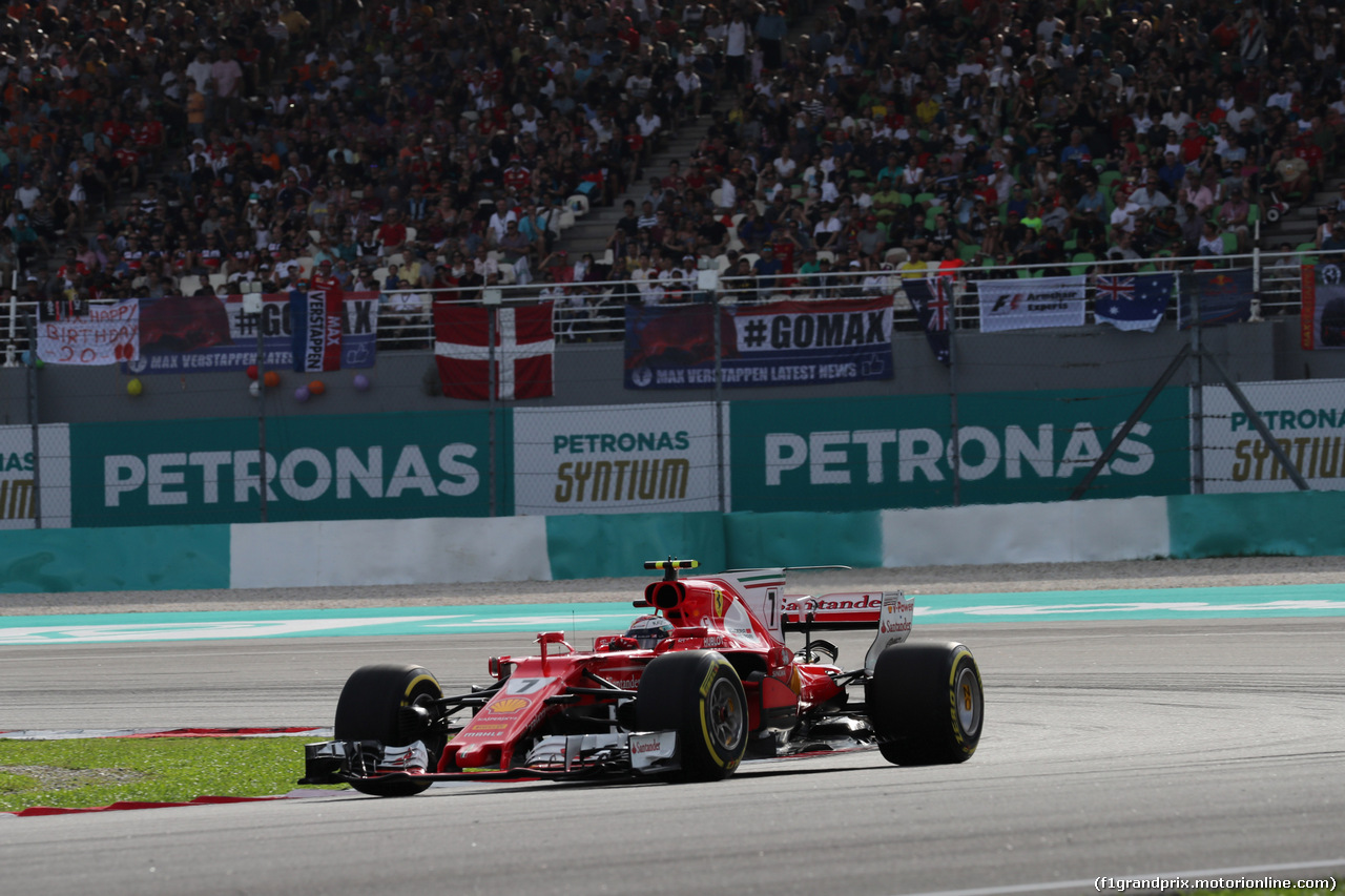 GP MALESIA, 30.09.2017 - Qualifiche, Kimi Raikkonen (FIN) Ferrari SF70H