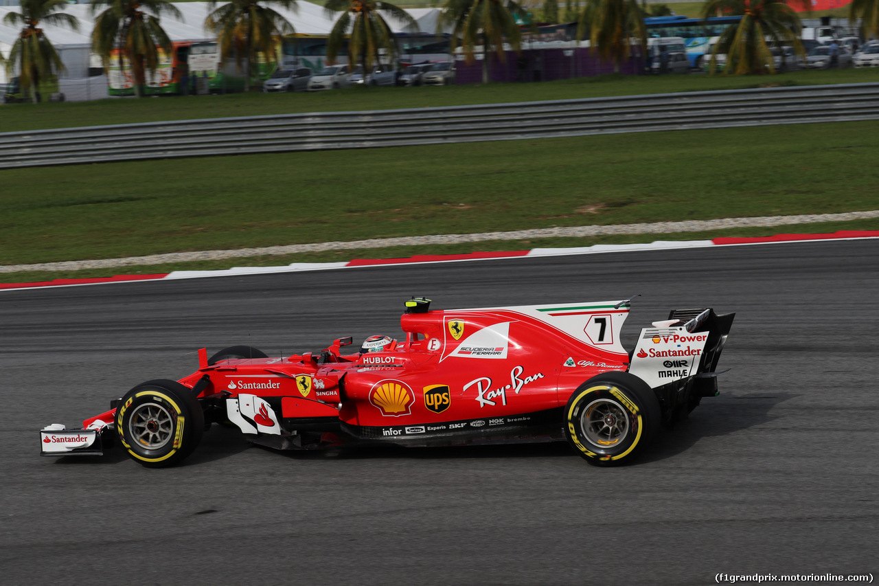 GP MALESIA, 30.09.2017 - Qualifiche, Kimi Raikkonen (FIN) Ferrari SF70H