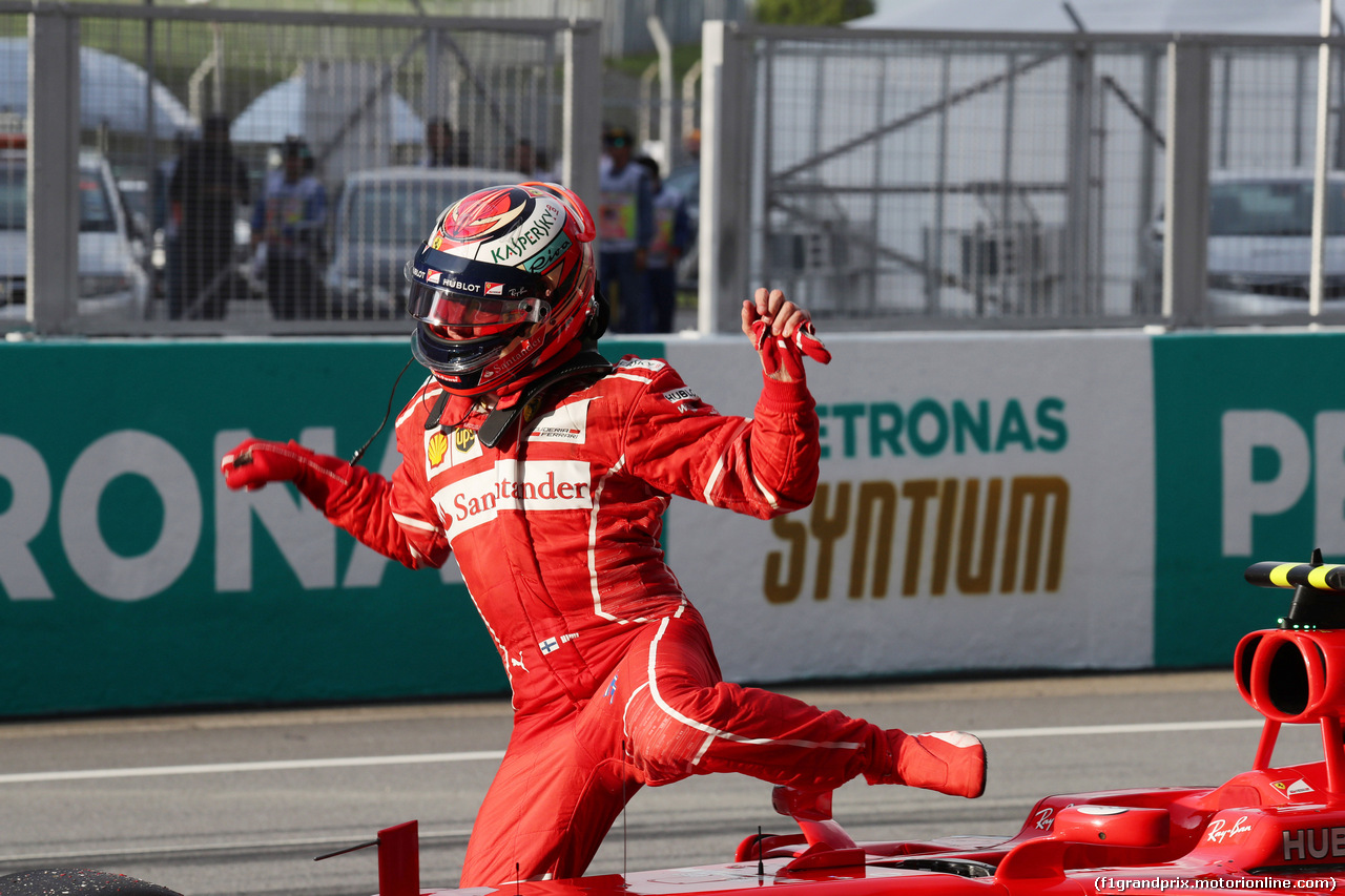 GP MALESIA, 30.09.2017 - Qualifiche, Kimi Raikkonen (FIN) Ferrari SF70H 2nd place