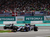 GP MALESIA, 30.09.2017 - Qualifiche, Pascal Wehrlein (GER) Sauber C36 e Romain Grosjean (FRA) Haas F1 Team VF-17