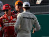 GP MALESIA, 30.09.2017 - Qualifiche, 2nd place Kimi Raikkonen (FIN) Ferrari SF70H, 3rd place Max Verstappen (NED) Red Bull Racing RB13 e Lewis Hamilton (GBR) Mercedes AMG F1 W08 pole position