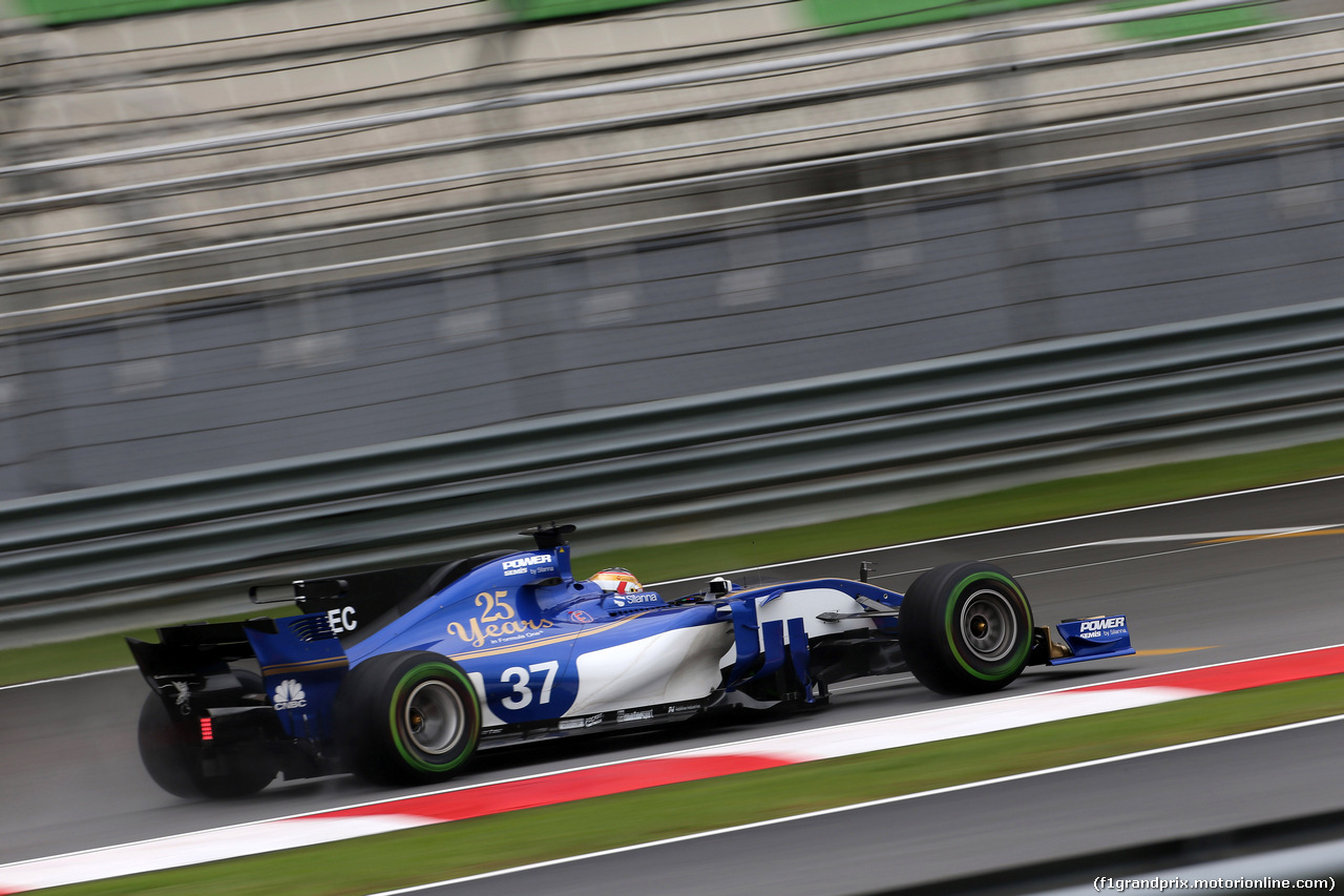 GP MALESIA, 29.09.2017 - Prove Libere 1, Charles Leclerc (MON) Test Driver, Sauber C36