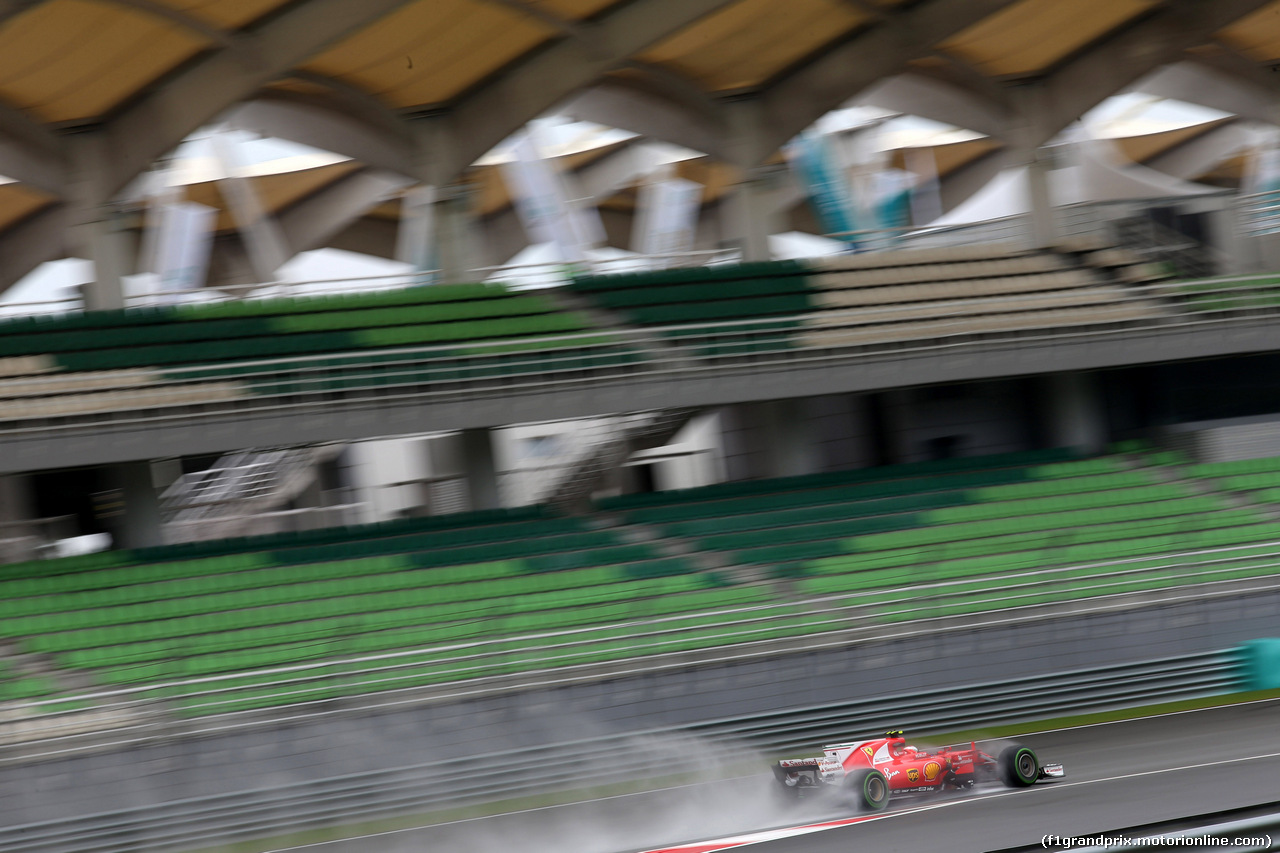 GP MALESIA, 29.09.2017 - Prove Libere 1, Kimi Raikkonen (FIN) Ferrari SF70H