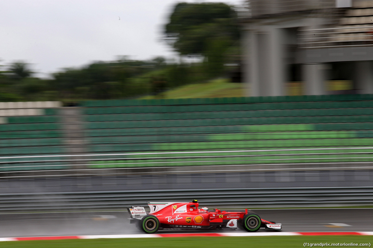 GP MALESIA, 29.09.2017 - Prove Libere 1, Kimi Raikkonen (FIN) Ferrari SF70H
