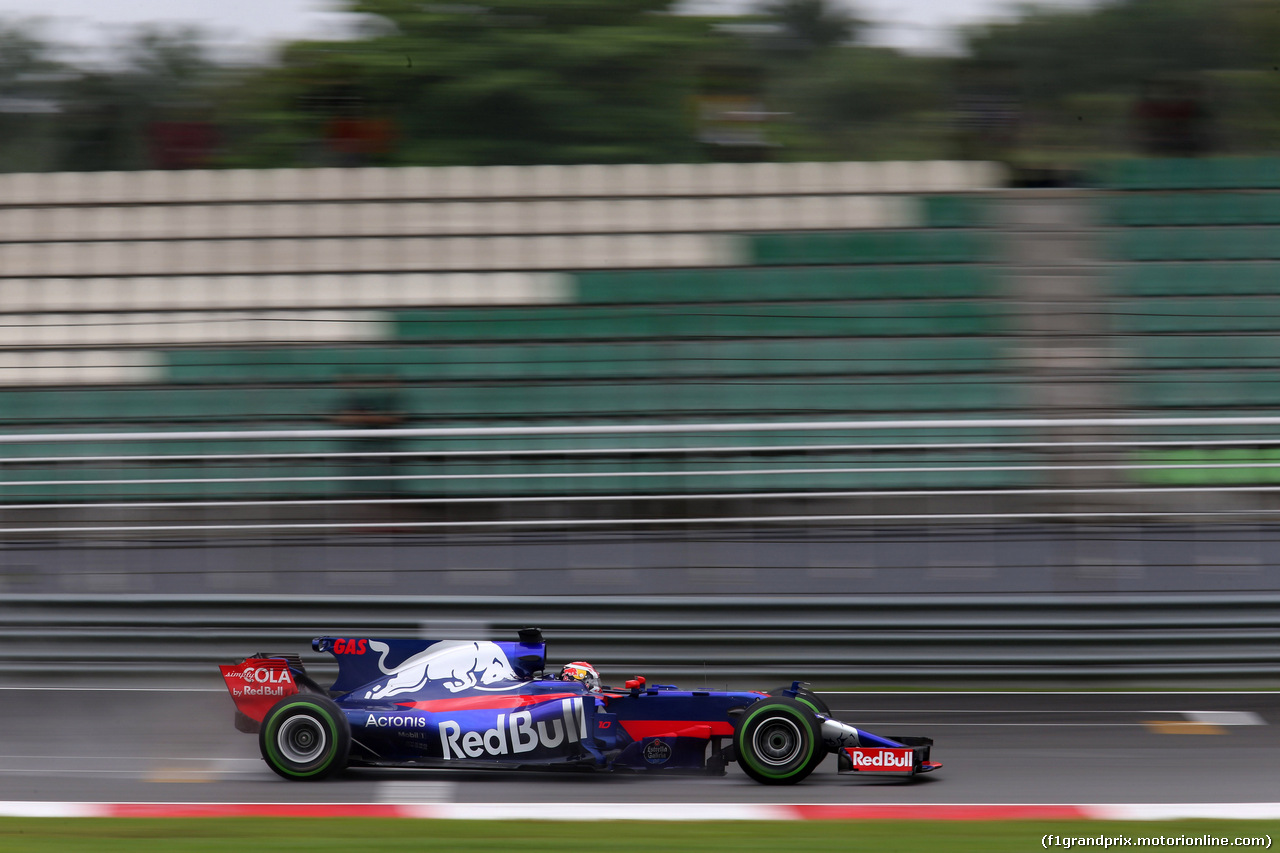 GP MALESIA, 29.09.2017 - Prove Libere 1, Pierre Gasly (FRA) Scuderia Toro Rosso STR12