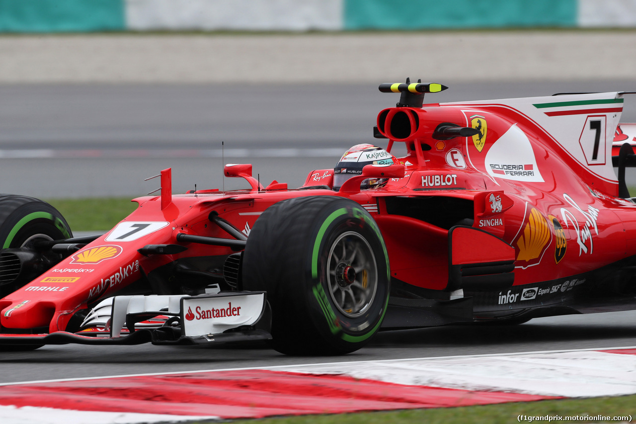 GP MALESIA, 29.09.2017 - Prove Libere 1, Kimi Raikkonen (FIN) Ferrari SF70H