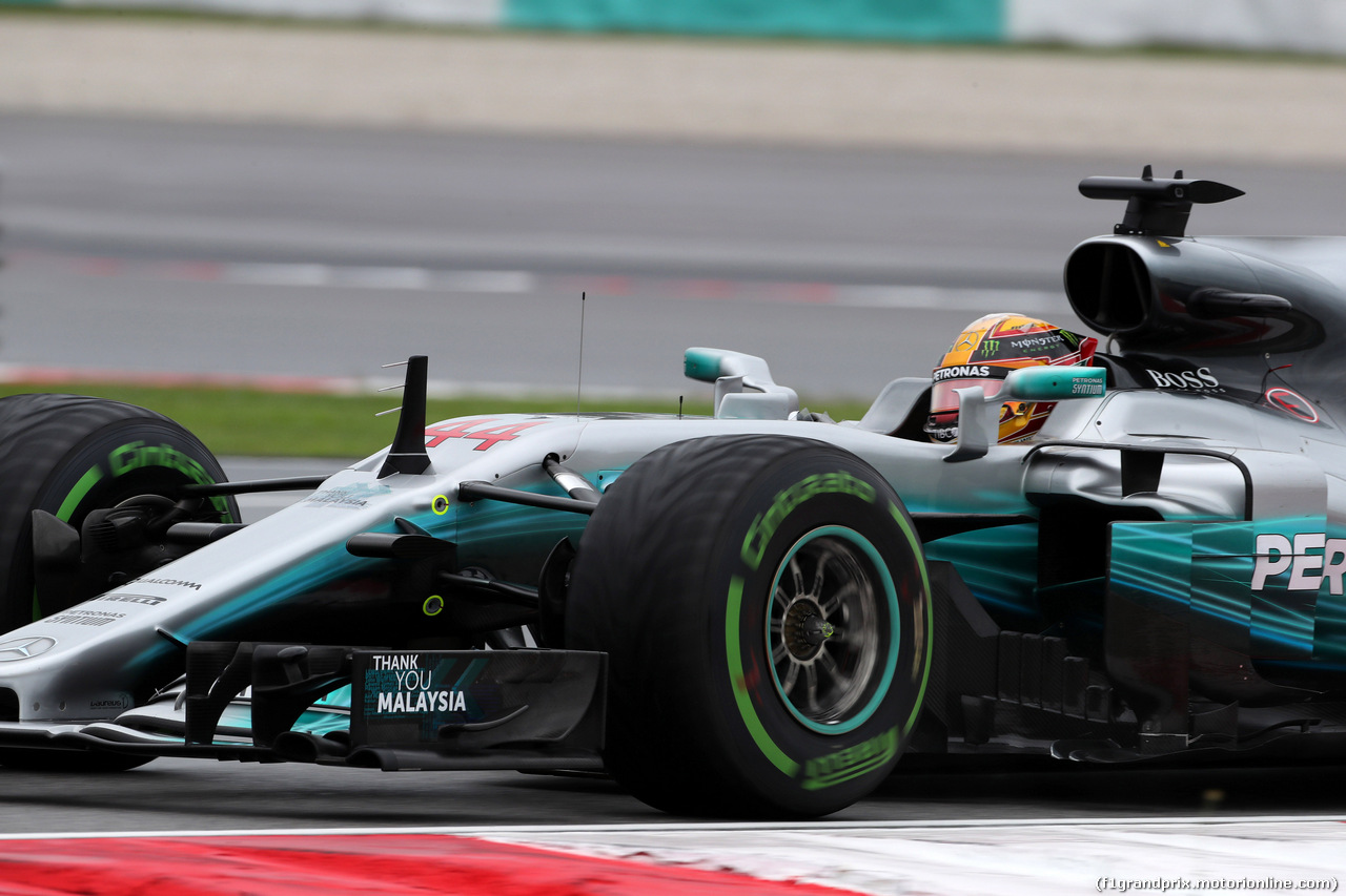 GP MALESIA, 29.09.2017 - Prove Libere 1, Lewis Hamilton (GBR) Mercedes AMG F1 W08