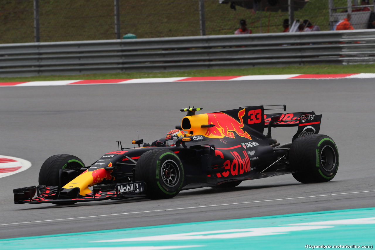 GP MALESIA, 29.09.2017 - Prove Libere 1, Max Verstappen (NED) Red Bull Racing RB13