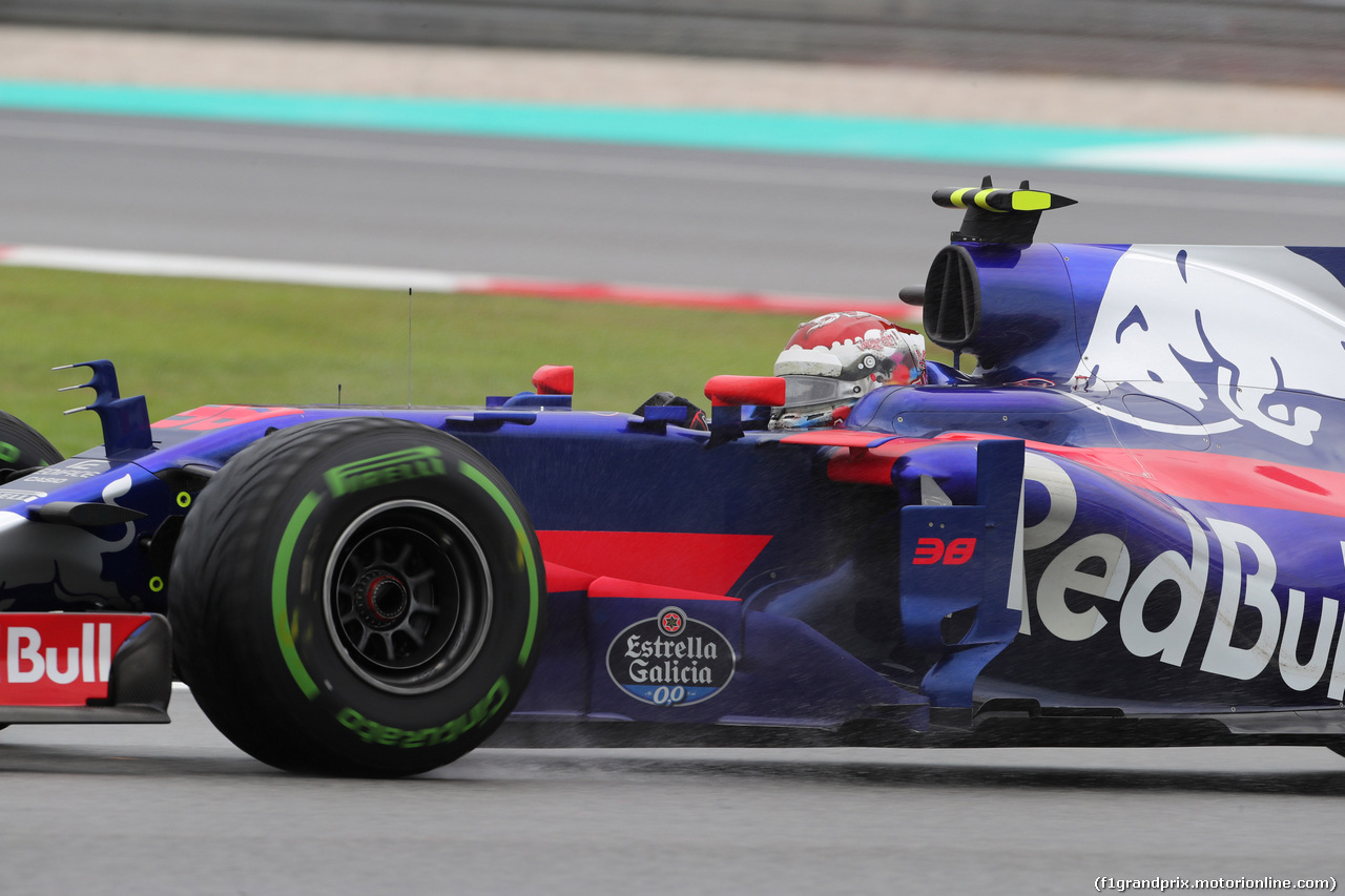 GP MALESIA, 29.09.2017 - Prove Libere 1, Sean Gelael (INA) Test Driver, Scuderia Toro Rosso STR12