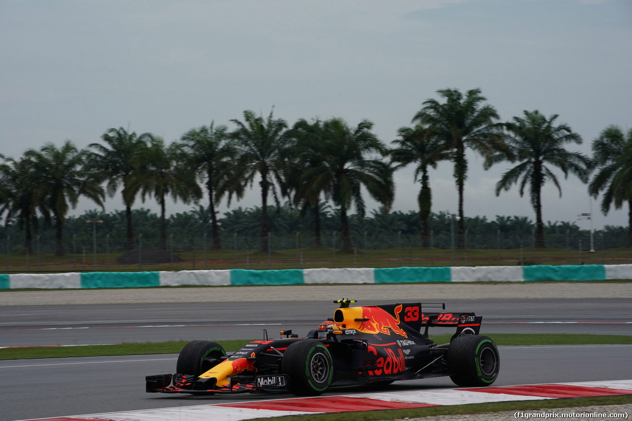 GP MALESIA, 29.09.2017 - Prove Libere 1, Max Verstappen (NED) Red Bull Racing RB13