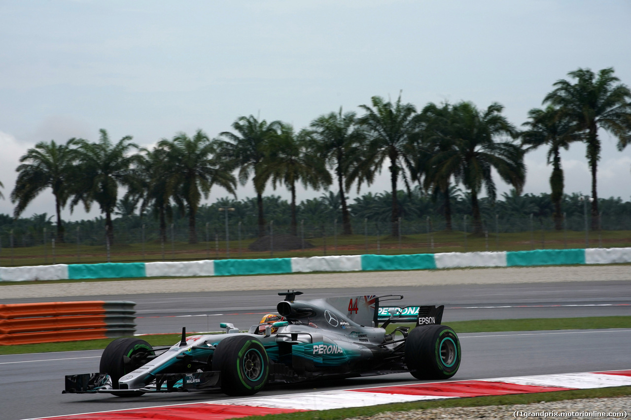 GP MALESIA, 29.09.2017 - Prove Libere 1, Lewis Hamilton (GBR) Mercedes AMG F1 W08