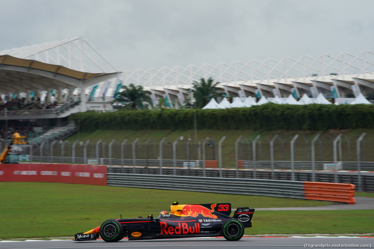 GP MALESIA, 29.09.2017 - Prove Libere 1, Max Verstappen (NED) Red Bull Racing RB13