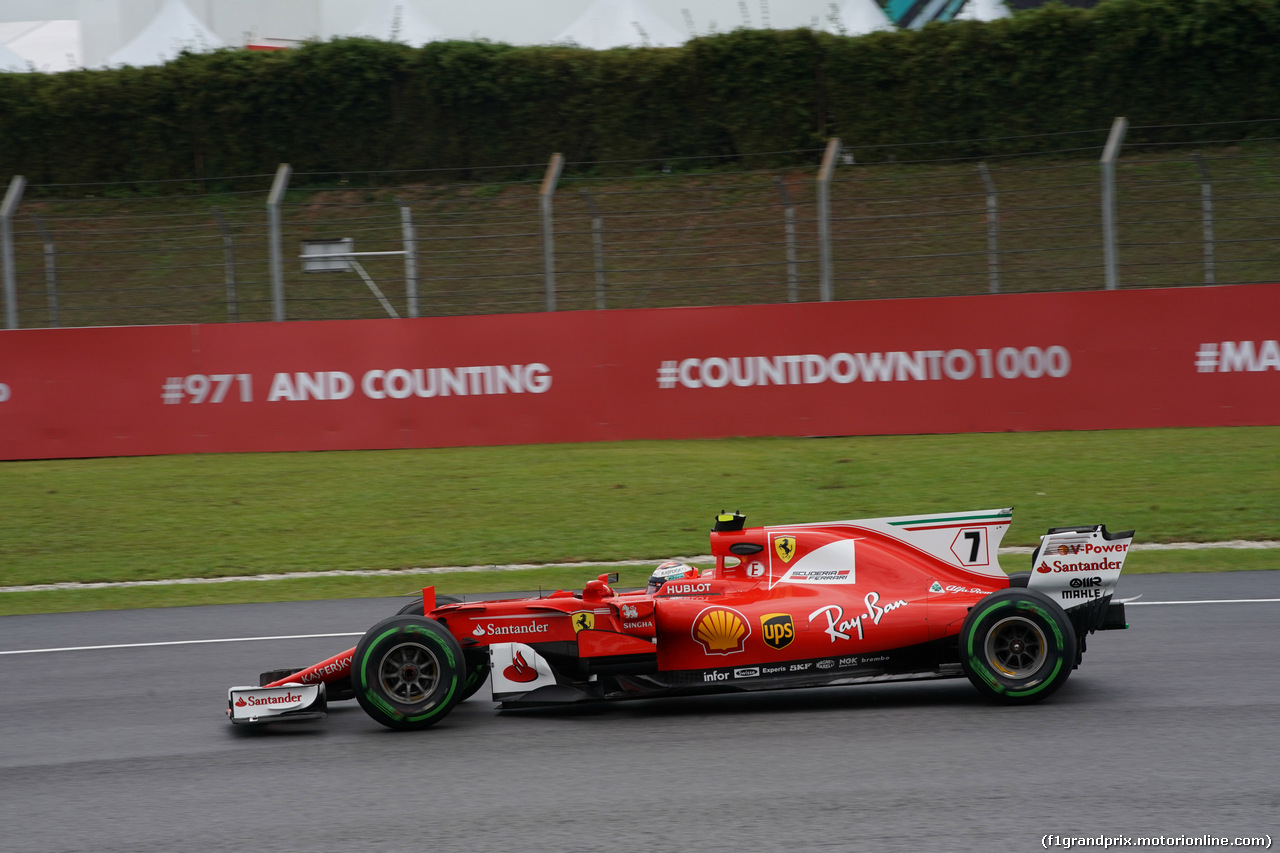 GP MALESIA, 29.09.2017 - Prove Libere 1, Kimi Raikkonen (FIN) Ferrari SF70H