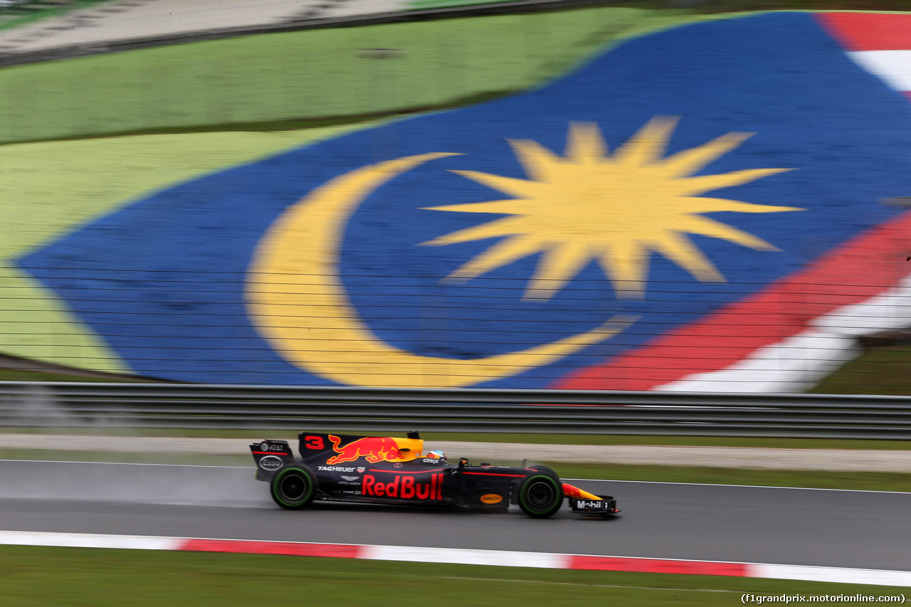 GP MALESIA, 29.09.2017 - Prove Libere 1, Daniel Ricciardo (AUS) Red Bull Racing RB13