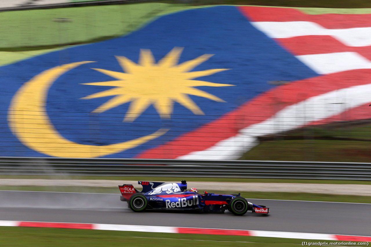 GP MALESIA, 29.09.2017 - Prove Libere 1, Pierre Gasly (FRA) Scuderia Toro Rosso STR12