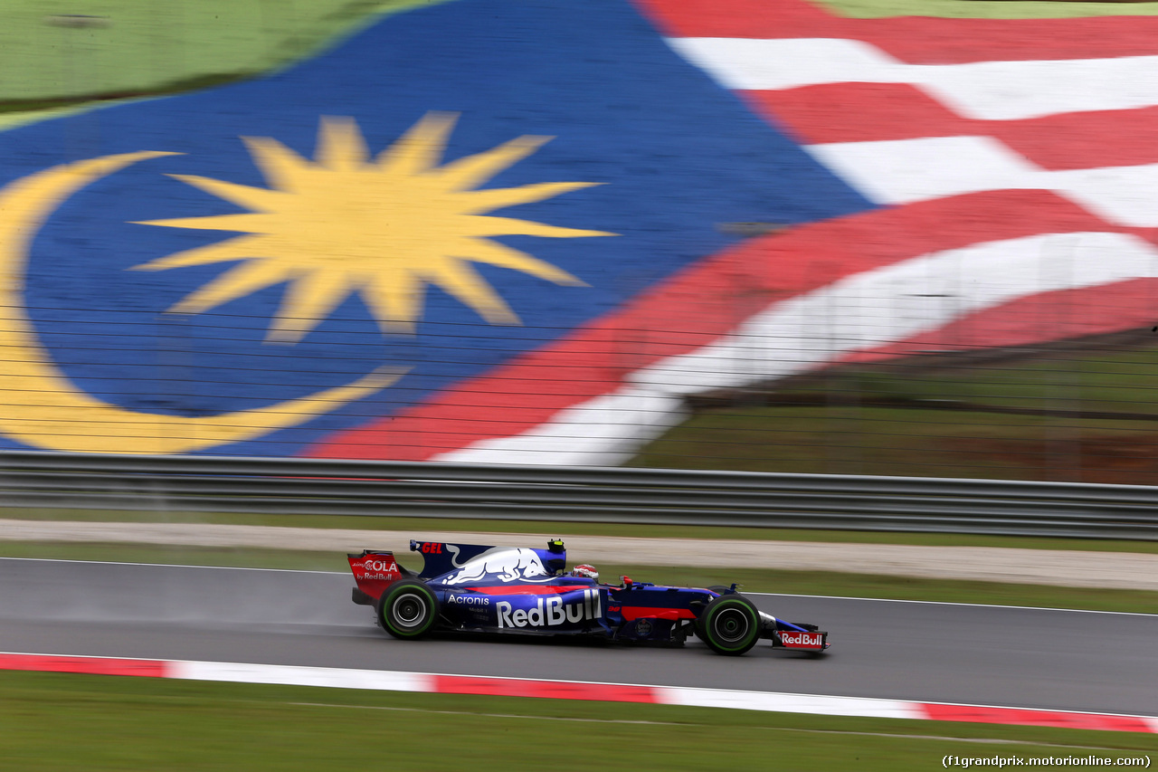 GP MALESIA, 29.09.2017 - Prove Libere 1, Sean Gelael (INA) Test Driver, Scuderia Toro Rosso STR12