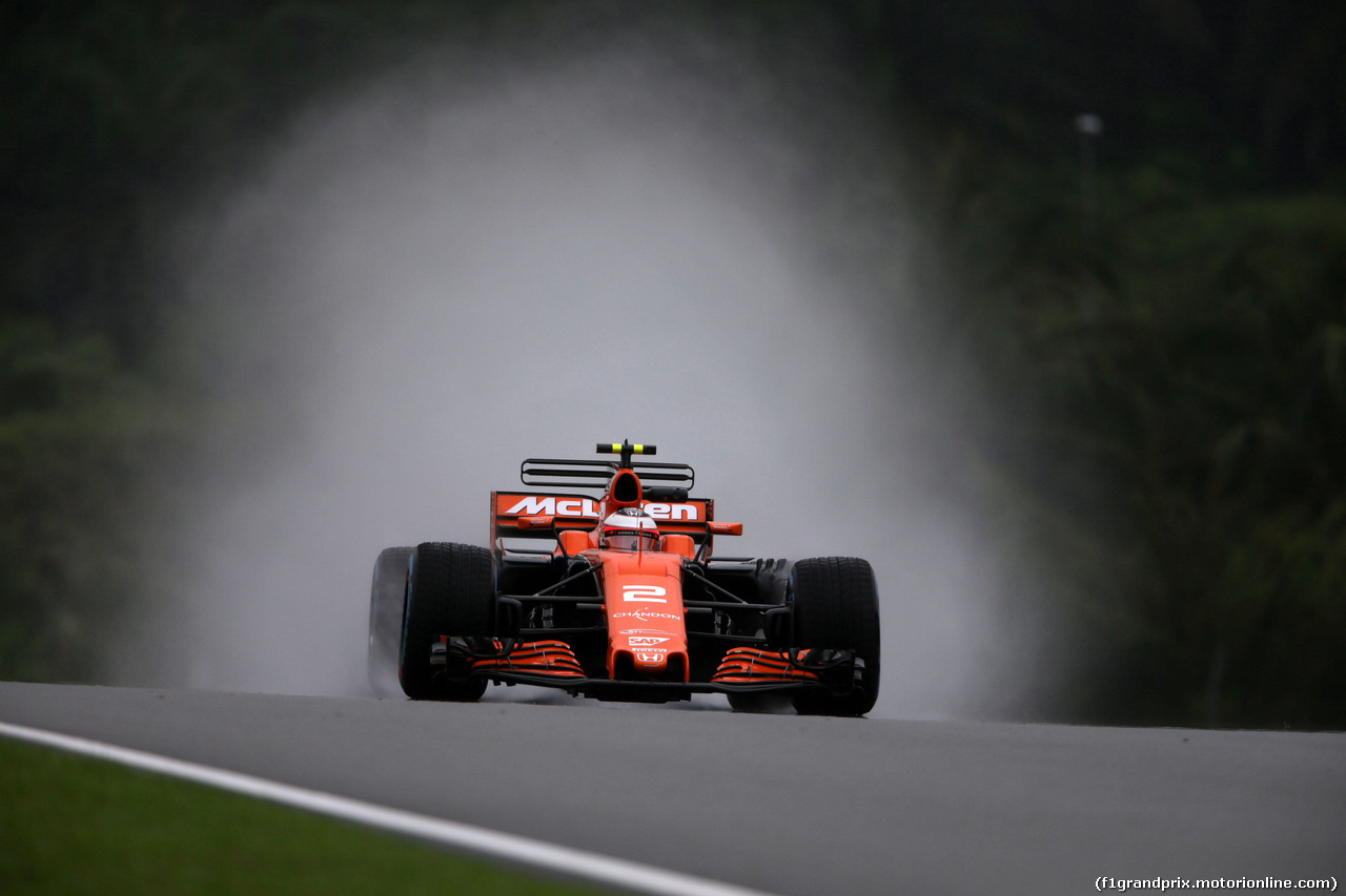 GP MALESIA, 29.09.2017 - Prove Libere 1, Stoffel Vandoorne (BEL) McLaren MCL32