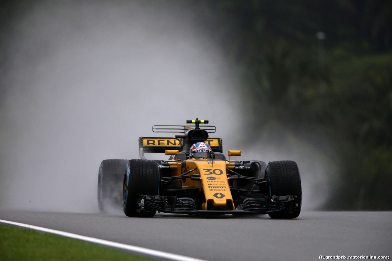 GP MALESIA, 29.09.2017 - Prove Libere 1, Jolyon Palmer (GBR) Renault Sport F1 Team RS17