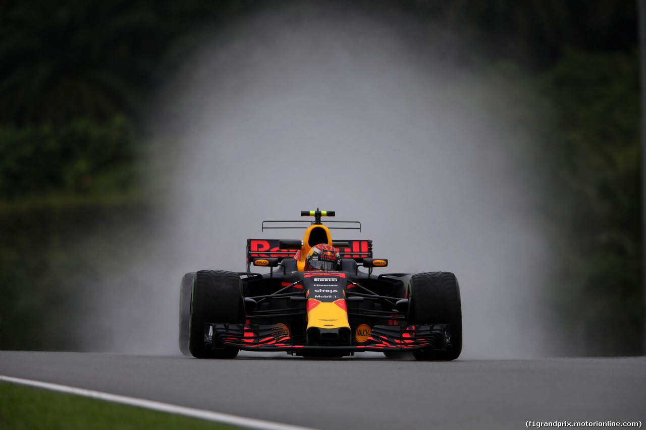 GP MALESIA, 29.09.2017 - Prove Libere 1, Max Verstappen (NED) Red Bull Racing RB13