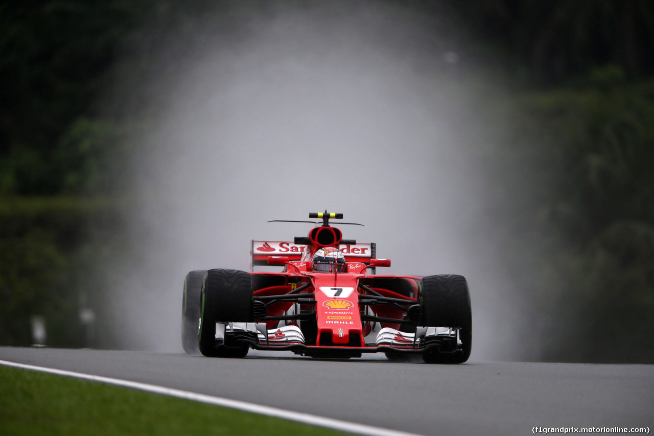 GP MALESIA, 29.09.2017 - Prove Libere 1, Kimi Raikkonen (FIN) Ferrari SF70H