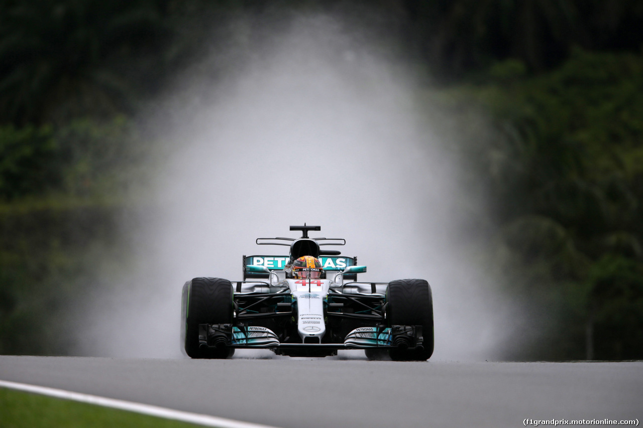 GP MALESIA, 29.09.2017 - Prove Libere 1, Lewis Hamilton (GBR) Mercedes AMG F1 W08