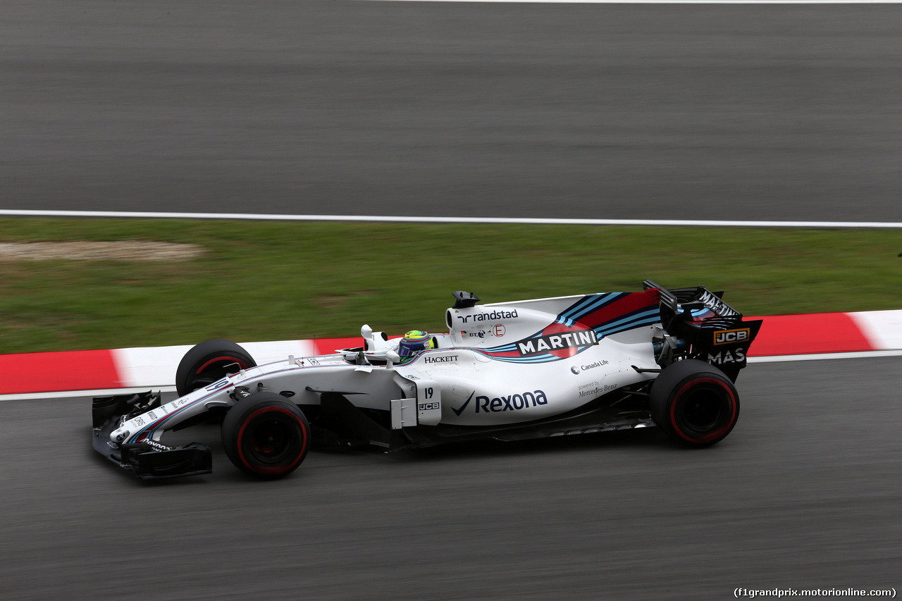 GP MALESIA, 29.09.2017 - Prove Libere 2, Felipe Massa (BRA) Williams FW40