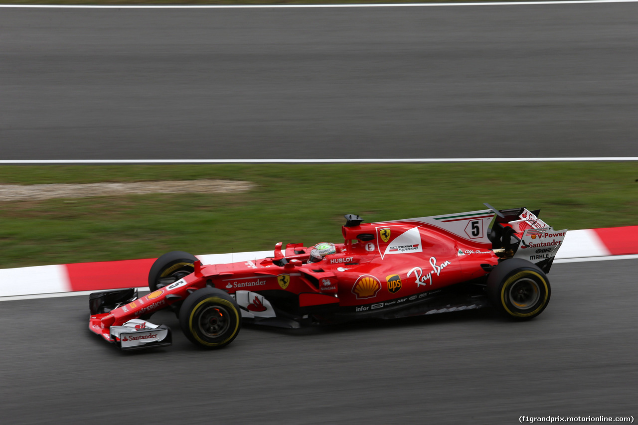 GP MALESIA, 29.09.2017 - Prove Libere 2, Sebastian Vettel (GER) Ferrari SF70H